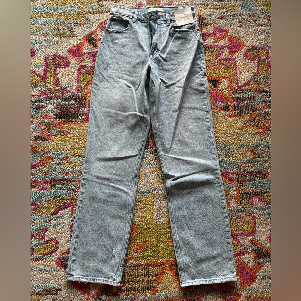 Women’s Abercrombie & Fitch Ultra Highrise The 90’s Straight Jeans